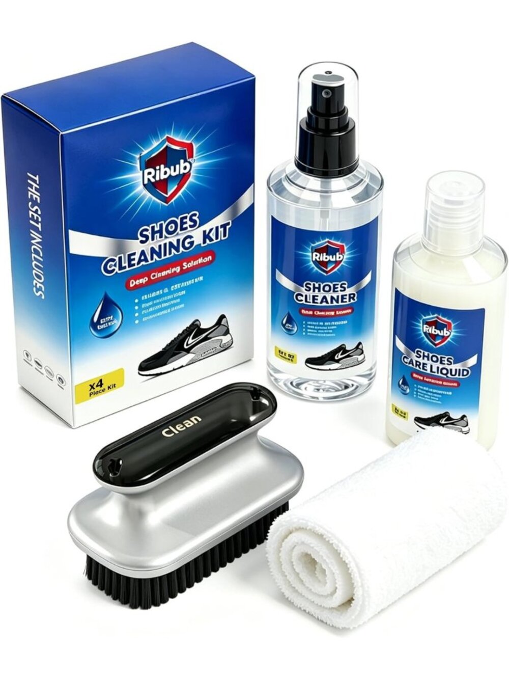 Ultimate Shoe Cleaning & Sneaker Care Kit - Deep Clean for Mesh, Leather, Canvas